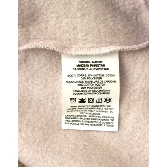 NIKE Oversized Swoosh Fleece Hoodie in Lilac - Size 1X/XL - Picture 6 of 13